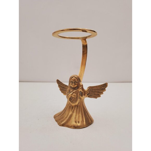 Brass display stand for egg, mineral, orb or large crystal ball, egg stand, - Picture 1 of 10
